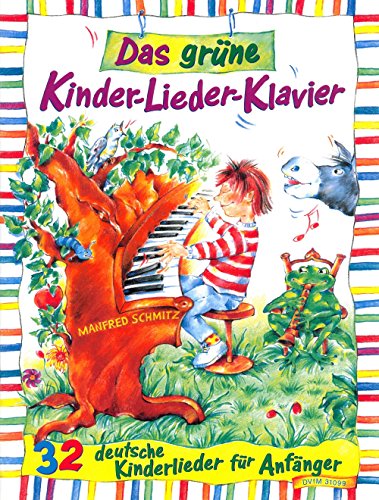 Das grüne Kinder-Lieder-Klavier - 32 deutsche Kinderlieder für Anfänger (DV 31099) von Breitkopf & Härtel